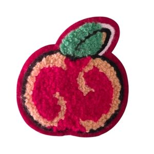 Luxury Fashion GG Chenille iron on patch Apple